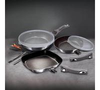Berlinger Haus BH/7048 Línea Metálica Carbono Pro Edición Set De 5 Sartenes