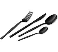 Berlinger Haus Juego de cubiertos acero inoxidable negro 24 piezas