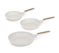 Berlinger Haus Juego de Sartenes Antiadherentes 3 Piezas, Aluminio Forjado, Inducción, Mango Ergonómico, Libre de PFOA, Apto para Todo Tipo de Cocinas, Colección Sahara Nordic
