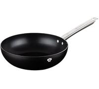 Berlinger Haus Platinum Collection - Sartén wok (28 cm, aluminio, mango de acero inoxidable), color negro