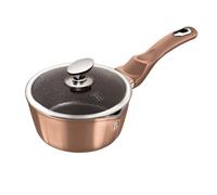 Berlinger Haus Rose Gold Collection - Olla con tapa de cristal, 16 cm, color rosa