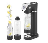 Berlinger Haus Sodabar - Dispensador de agua con 2 botellas de color antracita, elegante, compacto y respetuoso con el medio ambiente