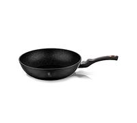 Berlinger Haus Wok 28 cm Black Rose - Revestimiento de mármol - Aluminio Turbo inducción