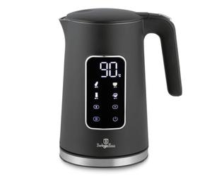 BerlingerHaus Hervidor eléctrico Digital Mate Antracita - Ajuste de temperatura - 1.7 Litros - 2200W