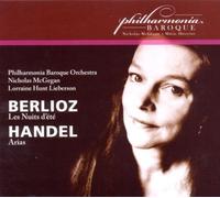Berlioz: Nuits d'Ete, Handel: Arias by Lorraine Hunt Lieberson, Philharmonia Baroque Orchestra, Nicholas McGegan (2011) Audio CD