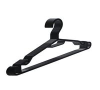 Berlona Perchas Ultrafinas 20 Piezas Negro | Perchas de Plástico Que Ahorran Espacio, Ultrafinas y Antideslizantes | para Camisas, Vestidos Ligeros, Tops, Camisetas de Tejidos Delicados