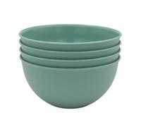 Berlona Set Ensaladeras 4x 5 L Plástico apilables - Salvia | Servir y guardar sin trasvasar · Apto microondas · Frigorífico y congelador · Apilables y ahorra espacio