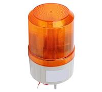 BERM Luz de Advertencia Lámpara de Advertencia LED Sonido e Iluminación Lámpara de Alarma de Emergencia para Estaciones de Fábricas 220 VCA (Amarillo)