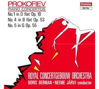 Berman:R Concert Or:Jarvi Piano Concertos 1, 4 and 5 (CD) Album