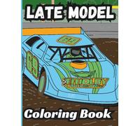 Bermrider Dirt Late Model Coloring Book: Oval Race Car Track Kids Crate Super Racing Speedway Raceway