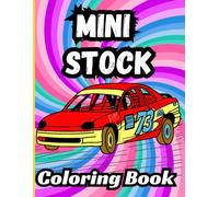Bermrider Mini Stock Coloring Book: Dirt Oval Track Race Car Kids 4 Cylinder Hornet FWD RWD 4-Banger Bomber Compact Speedway