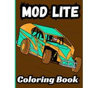Bermrider Mod Lite Coloring Book: Dirt Oval Track Race Car Kids Modified Mini Micro Speedway Raceway