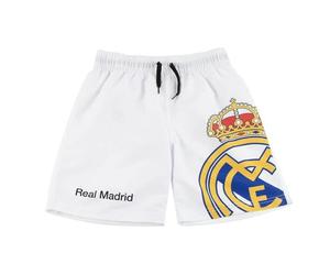Bermuda Baño Real Madrid Niños - Bañador Real Madrid Niño Playa, Piscina, Secado Rápido y Resistente al Cloro, Boxer Natación Niños Cordón Ajustbales y Bolsillos, Bañador Niños