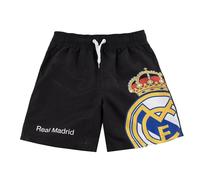 Bermuda de Baño Real Madrid para Niños, Pantalón de Natación Oficial y Secado Rápido | Bañador Infantil con Escudo del Club para Playa y Piscina