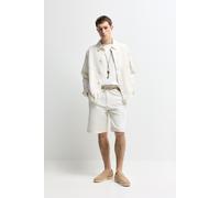 Bermuda denim chino algodón - lino Lefties Edition CRUDO 44