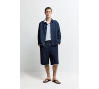 Bermuda denim chino algodón - lino Lefties Edition INDIGO 40