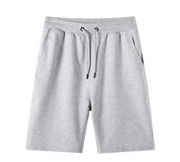 Bermuda Hombre - Pantalones Cortos para Hombre con Bolsillos Profundos Y Pantalones Cortos Holgados Adecuados para Correr En Casa Y para El Tiempo Libre (Grey XXXXL)