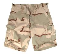 Bermuda Ripstop Cargo Combate Hombres Ejército Estilo Shorts Pesca Desert Camo:
