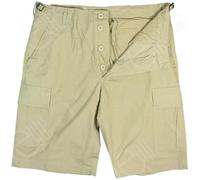 Bermuda US R/S Co prewash verde oliva, Hombre, color caqui, tamaño L