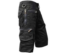Bermudas Cargo Hombre Tallas Grandes Negro Lisas Mis Pedidos Realizados Pantalones Cremallera Bolsillos Pantalón Corto Trabajo XL Cuerda Pantalon de Trabajo Pantalones Cortos Hombre Algodon Negro XL