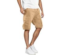 Bermudas Cargo Pantalones Cortos Hombre Shorts Verano Casual Moda Color Sólido Vintage Pantalón Trabajo Running Correr Playa Bolsillos