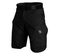 Bermudas Cargo Verano Mis Pedidos Realizados Shorts de Trabajo Lino Negro Pantalones Cortos Hombre de Lino Cremallera Bolsillos Pantalones Pantalon Corto Cargo Hombre Negro S