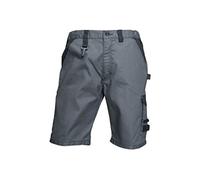 BERMUDAS DE TRABAJO "POULSEN" 280gms/m GRIS-NEGRO T-60 - Unid: 1