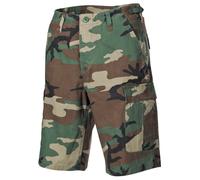 Bermudas Ee.uu. Prelavado Short Ejército Camuflaje Woodland Pantalón Corto L /