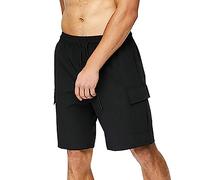 Bermudas Hombre, Pantalones Cortos Cargo Hombre Algodón Informal Trabajo Exterior Verano Comodidad Urbana