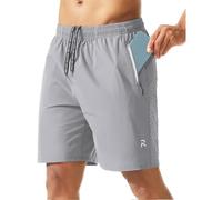 Bermudas Hombre Verano, Bermudas, Gimnasio Pantalones Cortos de Vestir, Bolsillos Deportes Trabajo Deportivo Elasticos Cremallera Pantalon Corto Deporte Hombre, XL