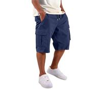 Bermudas Hombre Verano, Cortas Deporte Cortos Trekking Corto Verano Golf Running Trabajo Lino Deportivas Bolsillos Deportes Deportivo Desporto Casual Short Hombre,XL
