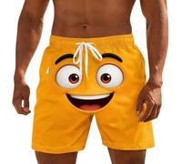 Bermudas Hombre Verano,Pantalones Cortos Chándal Hombres Tallas Grandes Moda Estampado de Caras Divertidas Pantalon Corto de Playa con Bolsillos Casual Sueltos Cómodos Bañador Hombre Shorts