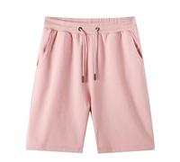 Bermudas Hombre Verano - Pantalones Cortos para Hombre con Bolsillos Profundos Y Pantalones Cortos Holgados Adecuados para Correr En Casa Y para El Tiempo Libre (Red XL)