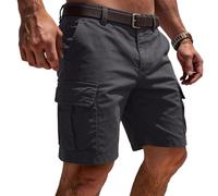 Bermudas Hombre Verano, Trabajo Algodon Militares Montaña Multibolsillos Camuflaje Bermudas Casual Pirata Mens Trekking Cargo Shorts Men, Algodón Verano Pantalones de Trabajo Cortos Hombre, M