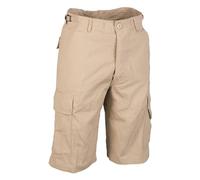 Bermudas Mil-Tec BDU estilo militar estadounidense de caqui Ripstop