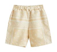 Bermudas Slim Fit Hombre Jeans Boxer 6XL Manga Multibolsillos Personalizado Bandera Dibujos Licra Medusas Brasileños Mandarina Amarilla 44 del Pantaloncillos Sudadera Urbano Masculinos