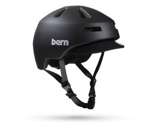 Bern Brentwood 2.0 Matte Black Visor-Medium Casco Adulto Unisex, Negro Mate, M