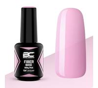 Bernal Cosmetics Fiber Base Milky Pink 15ml | Rosa Lechoso | Esmalte Semipermanente | Fuerte, Flexible y Densa | Alarga hasta 1 cm