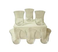 Bernardo Representaciones LOTE 6 TAZAS CAFE CRISTAL VASO SIN ASA EVA 150ML