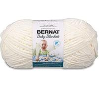 Bernat Baby Blanket BB - Ovillo para manta de bebé, 1 paquete de 10.5 onzas, poliéster, #6, superesponjoso, 220 yardas, tejido de punto/ganchillo, color vainilla