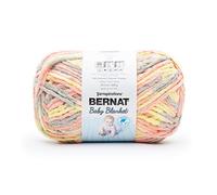 Bernat Baby Blanket BB Spring Blossom Yarn - 1 paquete de 10,5 oz/300 g - poliéster - # 6 Super Bulky - 220 yardas - Knitting/Crochet