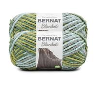 Bernat Blanket BB Forest SAGE - Ovillo de lana (2 unidades de 300 g), 100% poliéster, #6, súper esponjoso, 220 yardas, tejido de punto/ganchillo