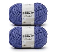 Bernat Blanket BB - Ovillo de hilo de 100% poliéster, 201 m, 300 g, paquete de 2 unidades, color azul (Surf)