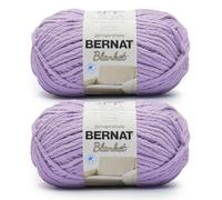 Bernat Blanket BB - Ovillo de hilo de 100% poliéster, 201 m, 300 g, paquete de 2 unidades, color morado pálido (Floret)