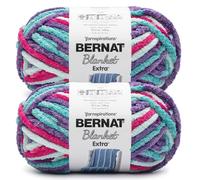 Bernat Blanket Extra Unicorn Brights - Ovillo de lana (2 unidades de 300 g), 100% poliéster, #7 jumbo, 97 yardas, tejido/ganchillo