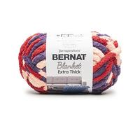 Bernat Blanket - Hilo de popurrí extragrueso - 1 paquete de 600 g - 100% poliéster - #7 Jumbo - 72 yardas - Tejido/ganchillo
