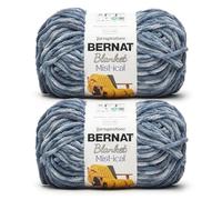 Bernat Blanket Mist-ical Storm Blue - Paquete de 2 hilos de 300 g