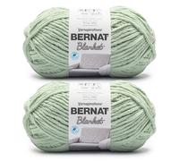 Bernat Blanket - Ovillo de hilo de 100% poliéster, 201 m, 300 g, paquete de 2 unidades, color salvia claro