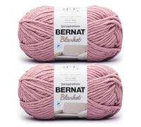 Bernat Blanket - Ovillo de hilo de 100% poliéster, 201 m, 300 g, paquete de 2 unidades, rosa (Lotus)