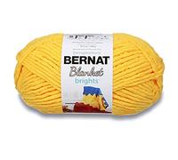 Bernat Hilo Blanket Brights Big Ball-Ovillo de Lana, Color, Poliéster, AUTOBÚS ESCUELAR Amarillo, 300G, 201